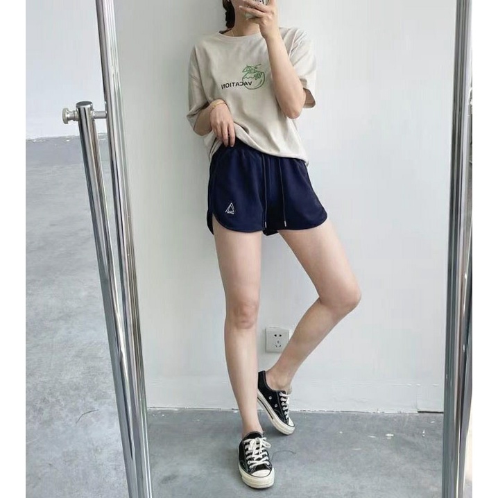 (Sale lẻ size ) Quần đùi nữ ANHSTORE phong cách thể thao , chất thun tổ ong cotton mềm , mịn , co giãn tốt