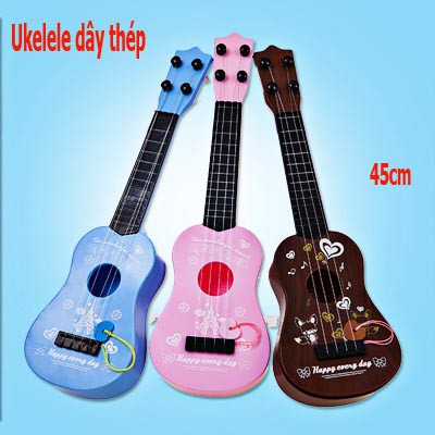 ĐÀN UKELELE GHITA MINI 45CM DÂY THÉP CAO CẤP