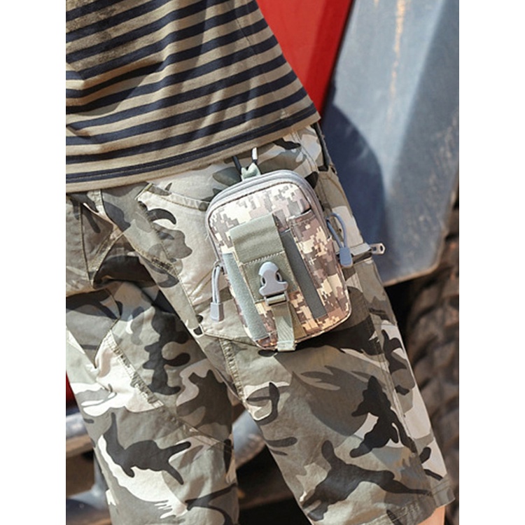 Flowers Outdoor multi-functional sports running bag men waterproof mobile phone bag camping cycling Fanny pack