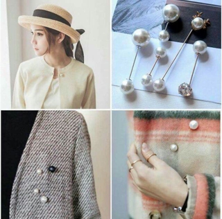 Set cài áo, khuyên tai, cài tóc