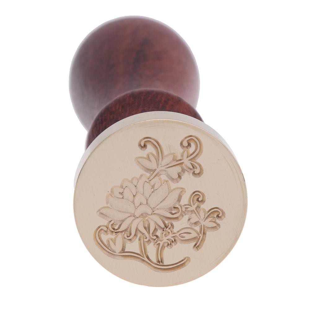 Con dấu sáp bằng gỗ kiểu dáng cổ điển độc đáo