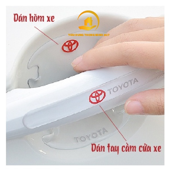 Bộ 10 Miếng Dán Silicon Chống Xước Hõm Cửa, Miếng Dán Chống Xước Tay Nắm Cửa, Gương Ô Tô Toyota, Hyundai, Mazda,...