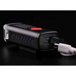 Đèn Led xe đạp trước sau sạc usb
