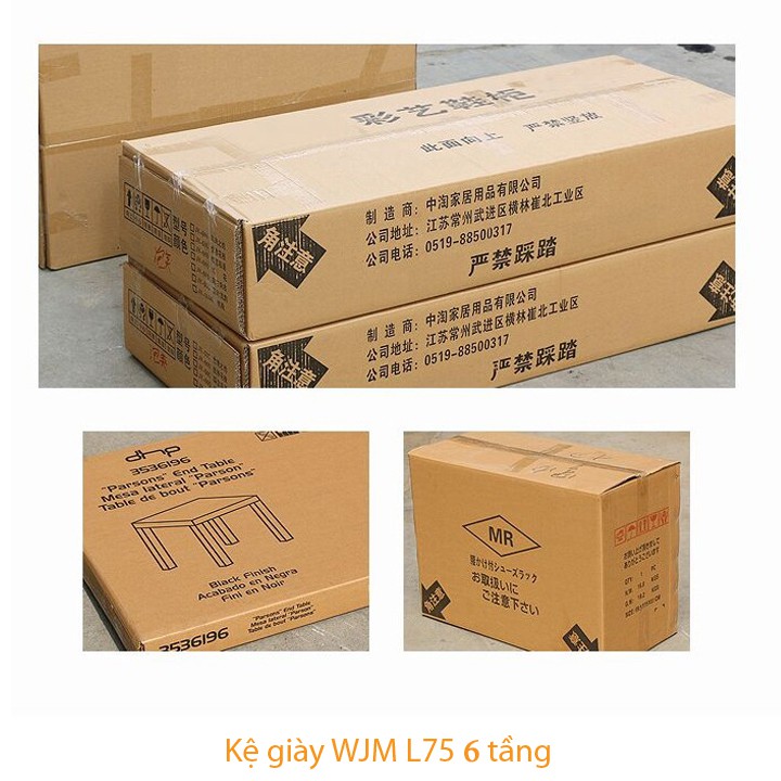 Kệ giày WJM L75 6 tầng_ 1.KGL75-6