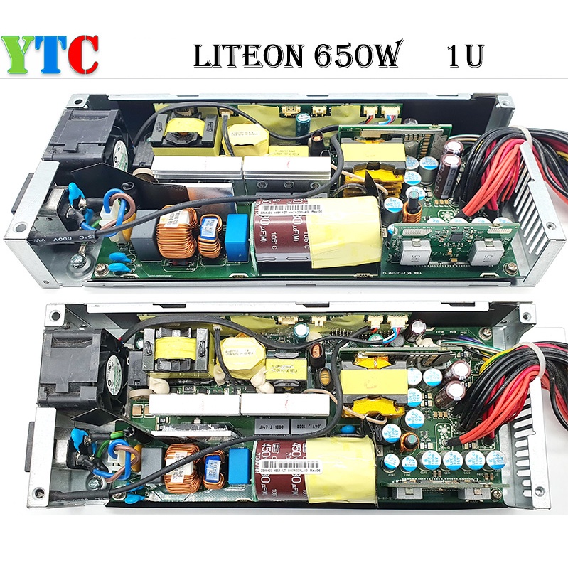 Nguồn ITX 1U MOD YTC LITEON 650W - Full Modular Dây Rời