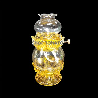 Đèn dầu cát tường 044 vàng cao 16.5cm