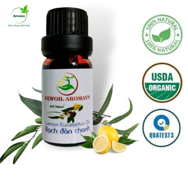 Tinh dầu Bạch Đàn Chanh Lemon Ẹucalyptus Essential Oil , xuất xứ từ thiên nhiên, có kiểm định COA
