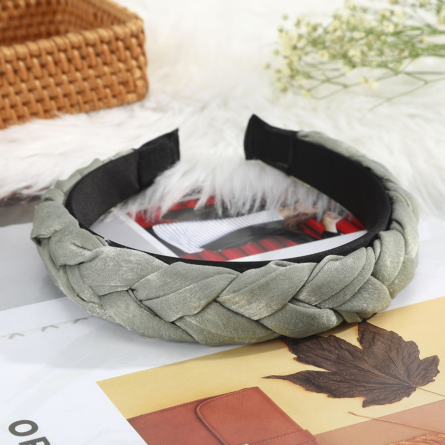 Băng Đô Haimeikang Vải Bện Xoắn Phong Cách Cổ Điển Hàn Quốc Cho Nữ