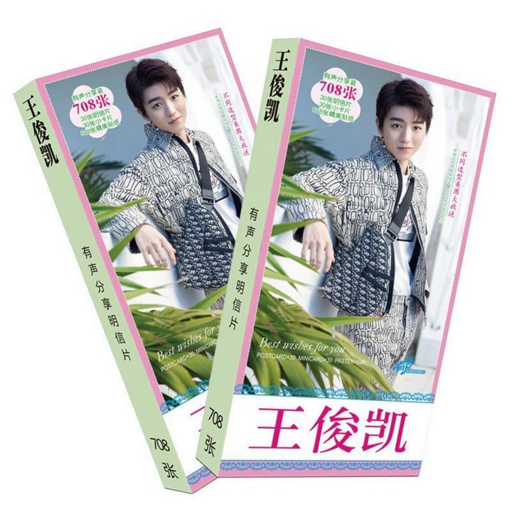 (Giá sỉ) Postcard tfboys vương tuấn khải thiên tỷ vương nguyên bts địch nhiệt lệ ba