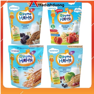 [Date 2022] Bột ăn dặm Fructo Nga 200g đủ các hương vị cho bé từ 4-6 tháng tuổi
