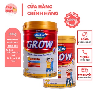 Sữa bột vinamilk dielac grow 1+,2+ 900g