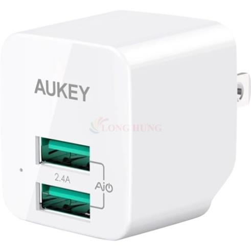CHINH HANG Cốc sạc Aukey 2USB 2.4A PA-U32 - Hàng chính hãng