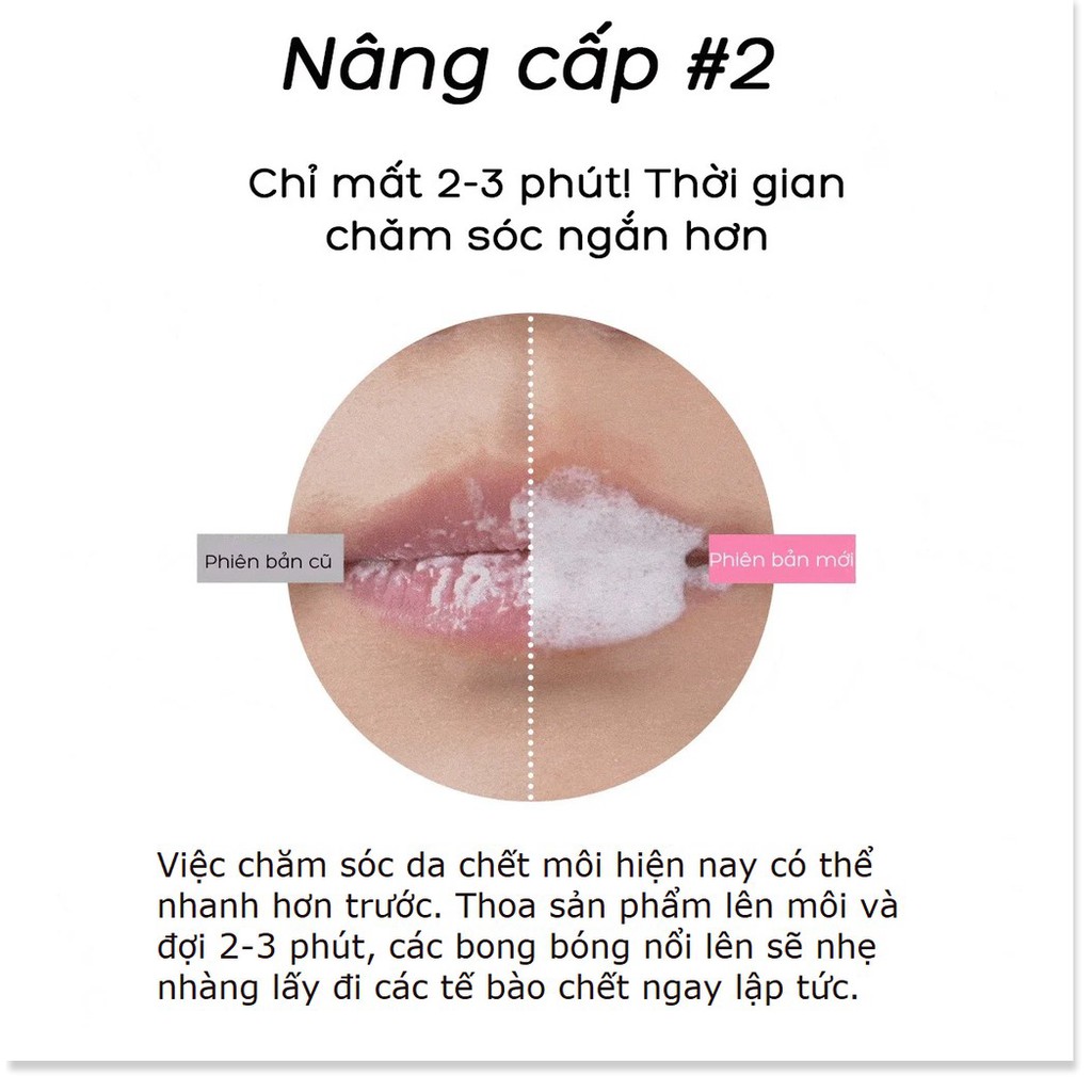 [Mẫu Mới] Gel Tẩy Tế Bào Chết Sủi Bọt Thải Độc Môi Unpa Bubi Bubi Lip 10ml | BigBuy360 - bigbuy360.vn