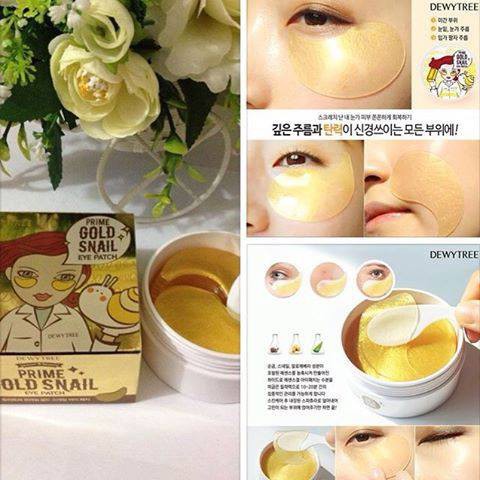 Mặt Nạ Mắt Dewy Tree Prime Gold Snail Eye Patch