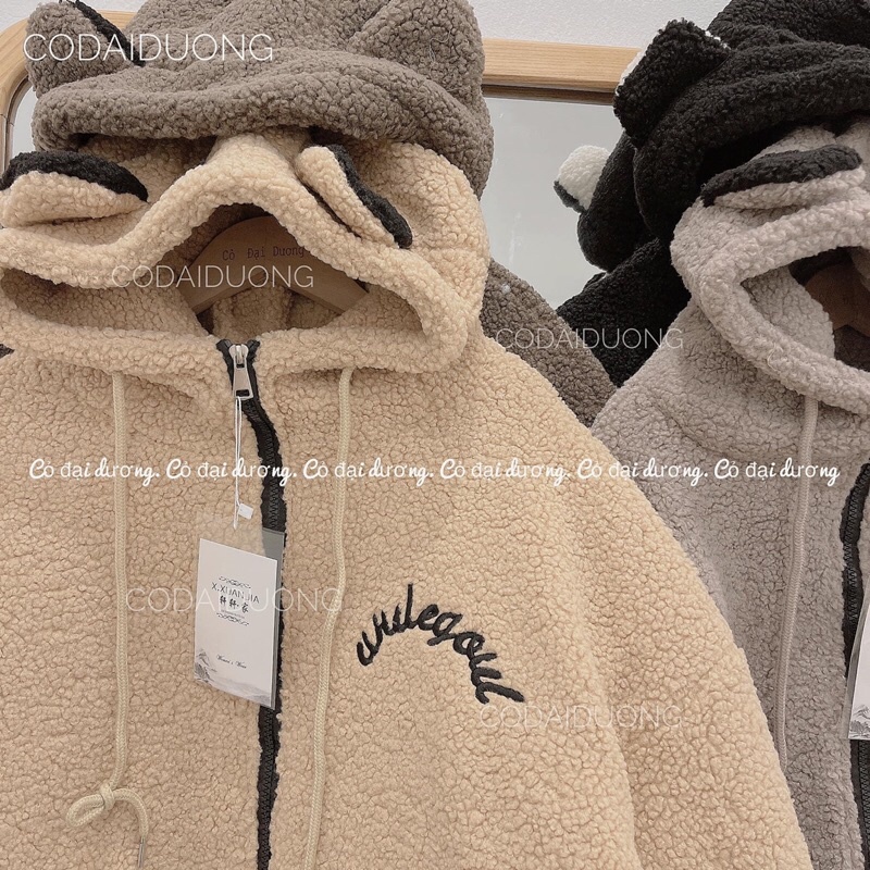 áo khoác lông tai gấu | BigBuy360 - bigbuy360.vn