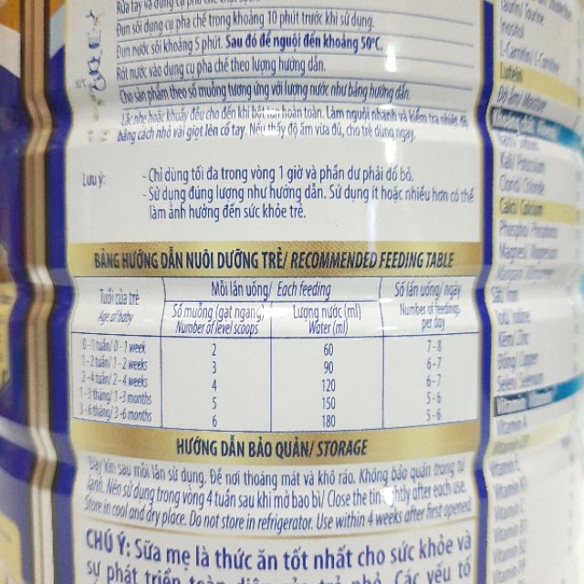 💦💦 Sữa Vinamilk Dielac Alpha Gold 1-900g cho bé 0-6 tháng