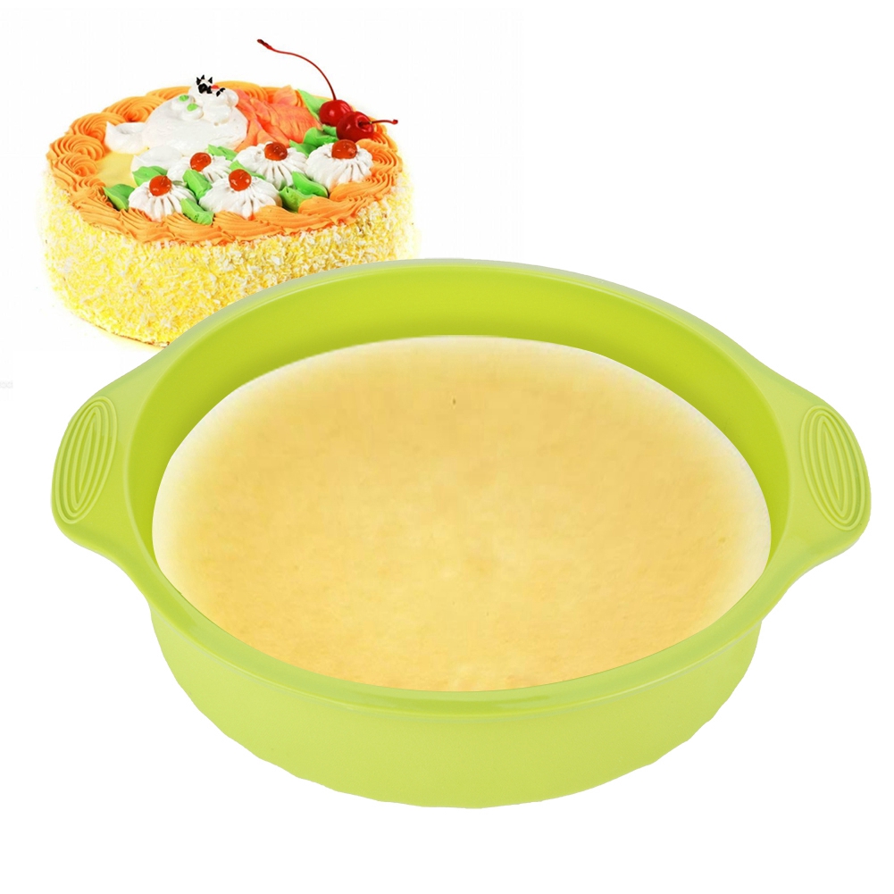 Khuôn nướng bánh hình tròn chất liệu silicone 10 inch