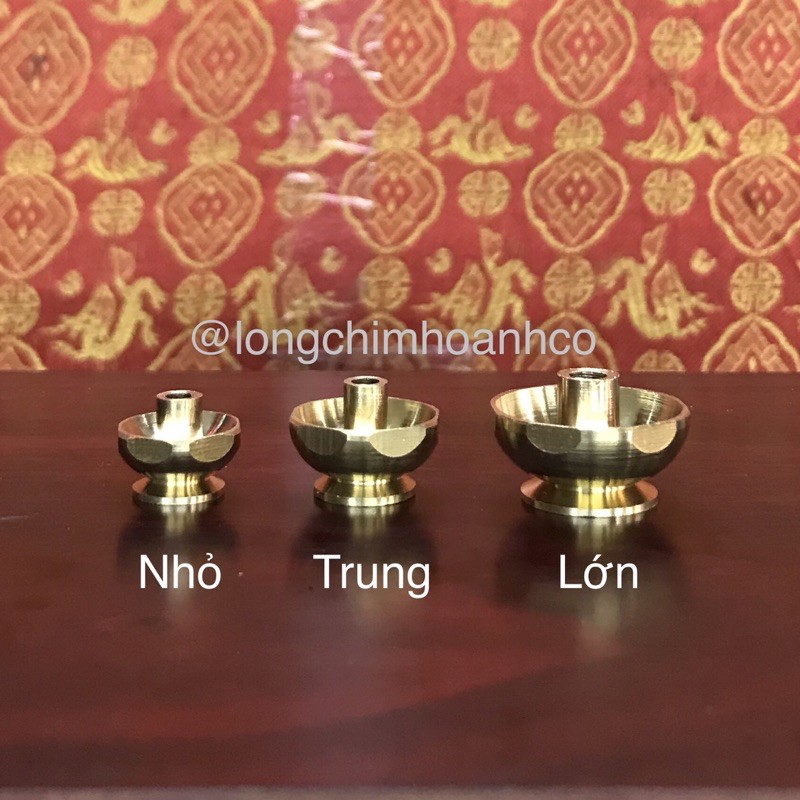 Chén Dầu Đồng Chống Kiến Lồng Chim