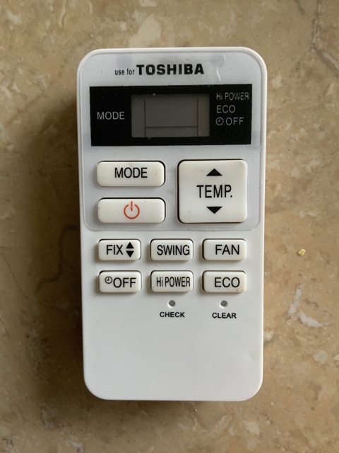 Điều khiển điều hoà Toshiba