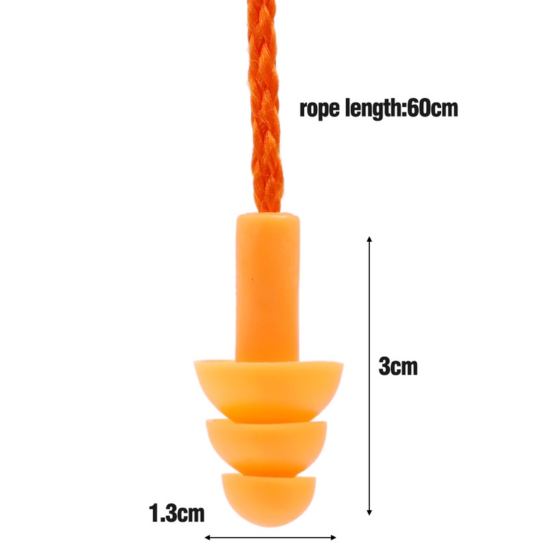 Nút Bịt Tai Bằng Silicon Mềm Chống Nước Có Thể Tái Sử Dụng