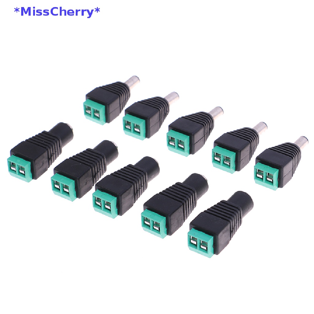 Set 5 Đầu Nối Cáp Nguồn DC Chuyên Dụng Cho Dây Đèn LED Mới