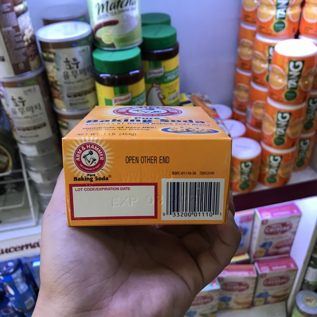 [BỘ 2 HỘP] Bột Baking Soda Arm &amp;amp; Hammer 454g Nhập Khẩu Mỹ