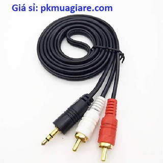 Cáp av 3.5 ra 2 đầu bông sen 5m