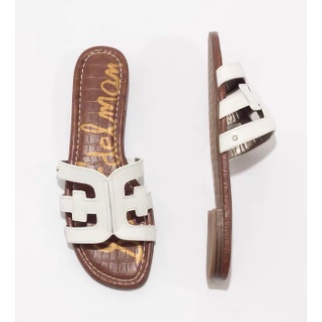 Sam Edelman Dép Da Bò Đế Mềm Phẳng Thời Trang Mùa Hè Chất Lượng Cao Cho Nữ