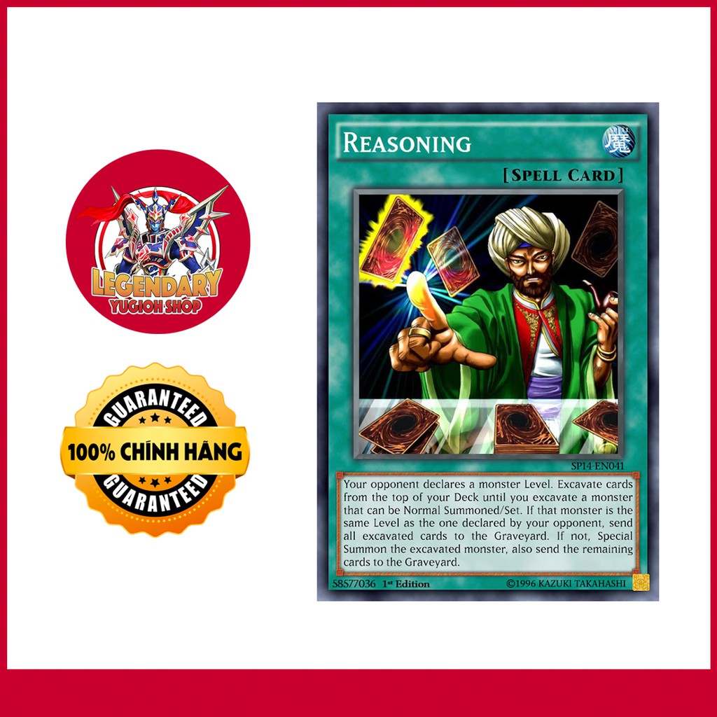 [EN-JP]Thẻ Bài Yugioh Chính Hãng] Reasoning