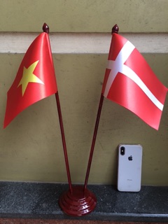 Cờ để bàn Việt Nam Đan mạch