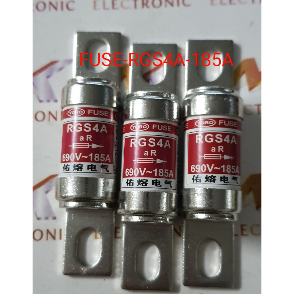 Cầu chì ngắt nhanh FUSE RGS4A 185A