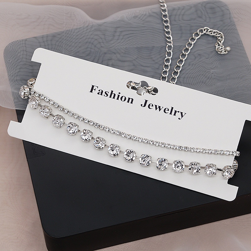 Vòng cổ Đính Đá Lấp Lánh Thời Trang Cho Nữ