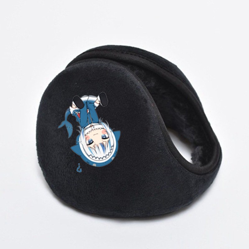 Bịt Tai Mùa Đông Giữ Ấm In Hình GAWR GURA Hololive Vtuber xinh xắn anime chibi thời trang