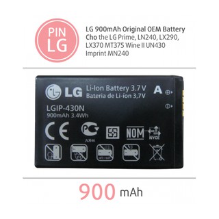 [ Giá Hủy Diệt ] PIN LG LGIP-430N