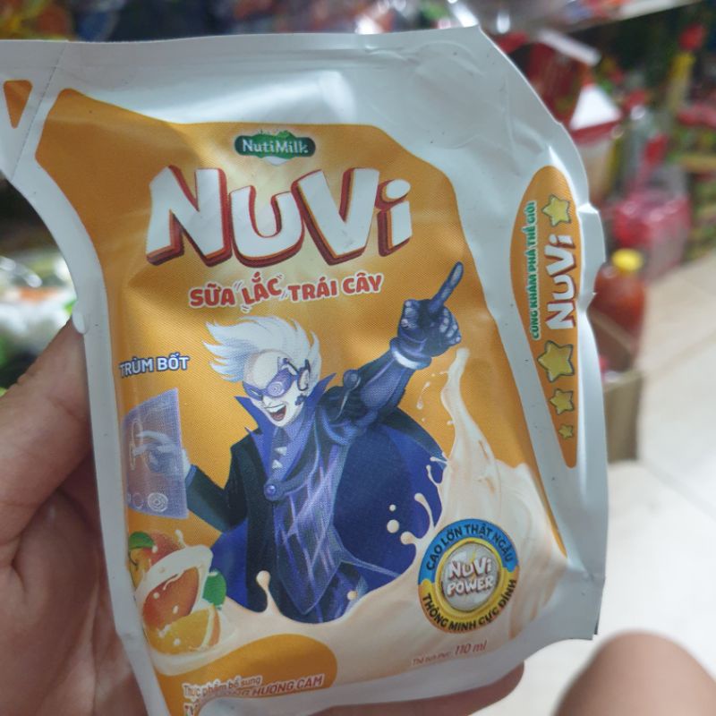 sữa nuvi túi các vị