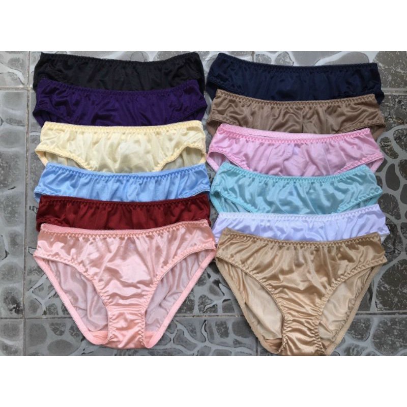 Sỉ lố 10 quần lót nữ vải Valize trơn bóng siêu nhẹ