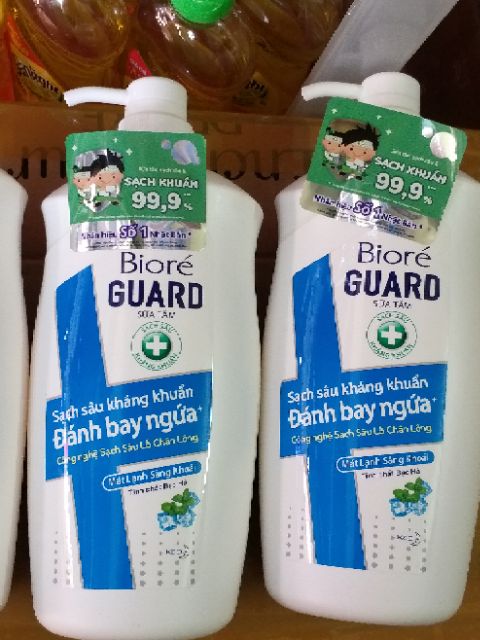Sữa tắm Biore Guard kháng khuẩn 800g thích hợp cho cả nhà