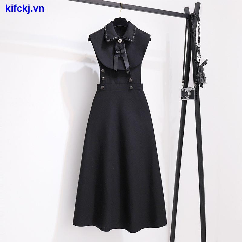 Set áo len phối chân váy thời trang thu đông phong cách Pháp mới 2021 | BigBuy360 - bigbuy360.vn