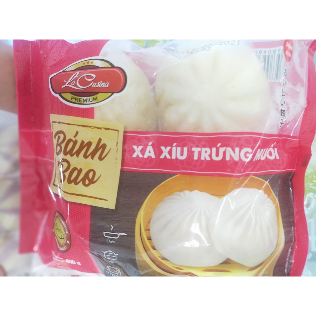 Bánh Bao Nhân Thịt heo Trứng Cút 400g ( 4 cái/gói )  - Giao Hàng KV HCM