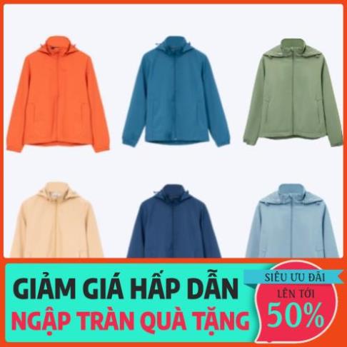 Áo gió nữ YODY local brand chính hãng vải Kaki dày dặn, form ôm dáng, trượt nước, chống nắng AKN4054