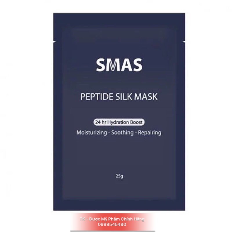 (CHÍNH HÃNG) Mặt Nạ Smas / S Mas Peptide Silk Mask Cấp Ẩm, Phục Hồi Da