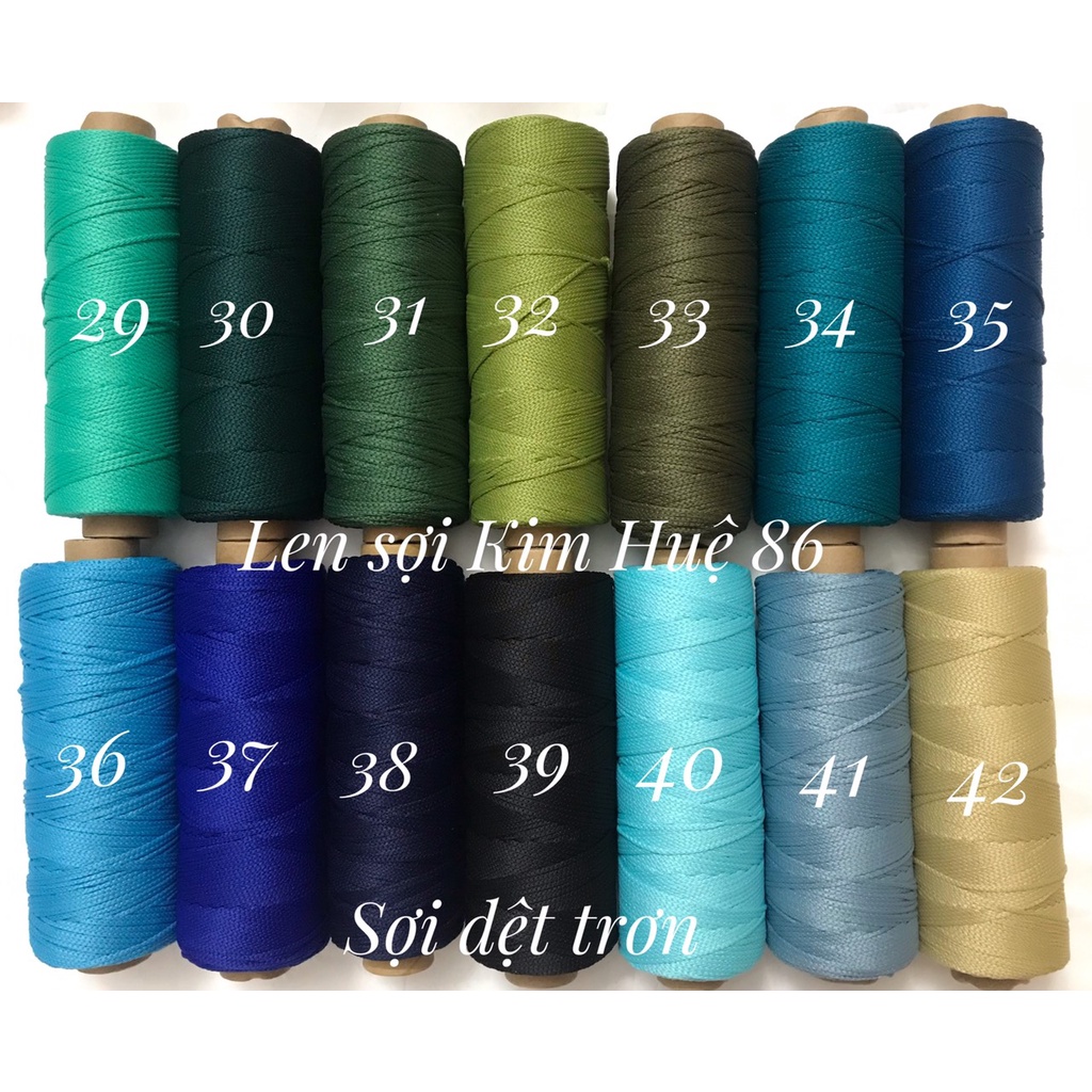 Sợi dệt cotton trơn ( từ màu 41-64)