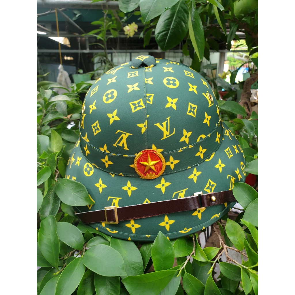 Mũ cối, Nón cối Dior, LV siêu đẹp - Thời trang - Tặng kèm sao - Siêu cứng - Loại 1 cốt ship - Chống nắng mưa nam nữ