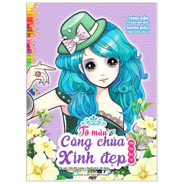 Sách - Tô Màu Công Chúa Xinh Đẹp - Công Chúa Nhạc Pop