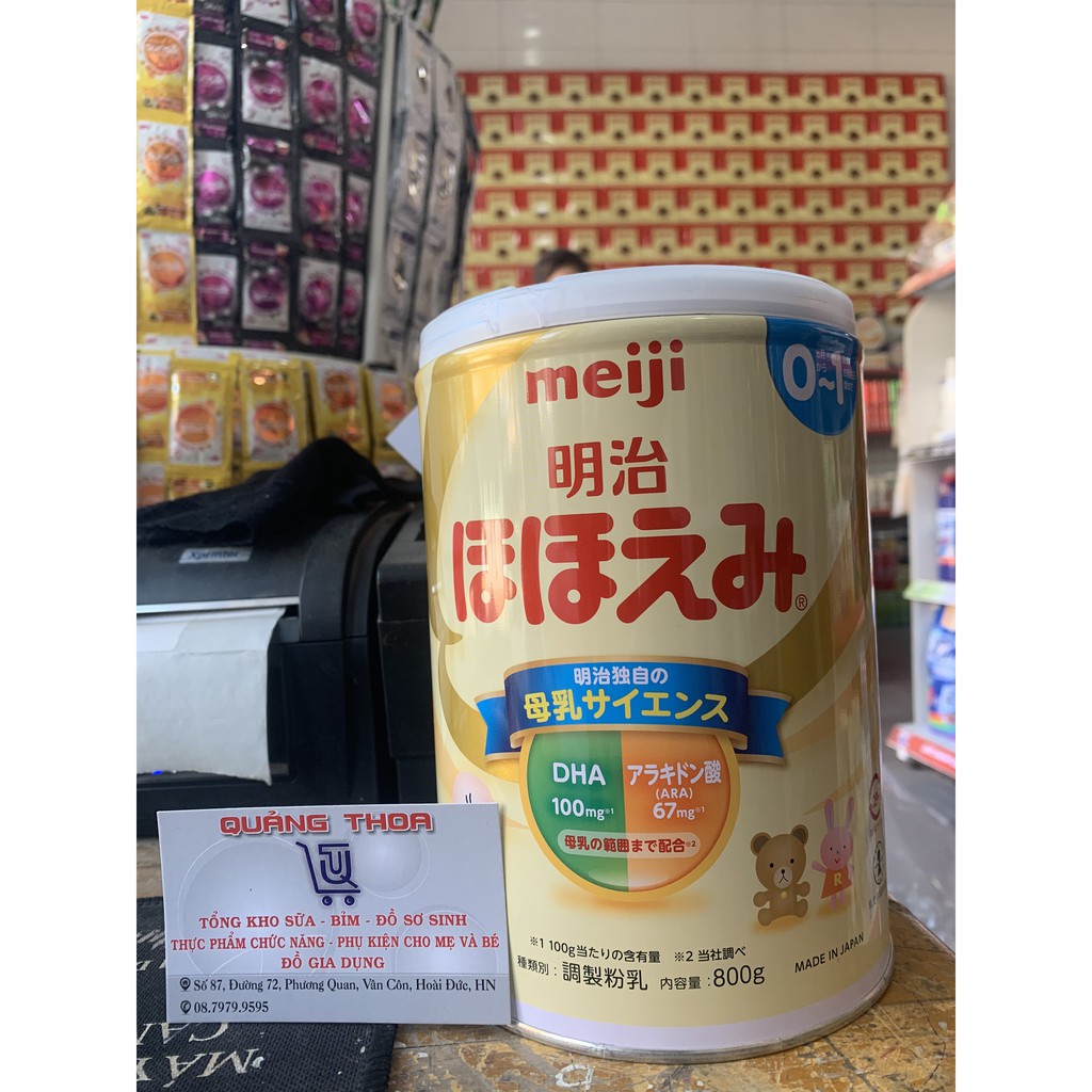 Sữa Meiji 0-1 Hộp 800g