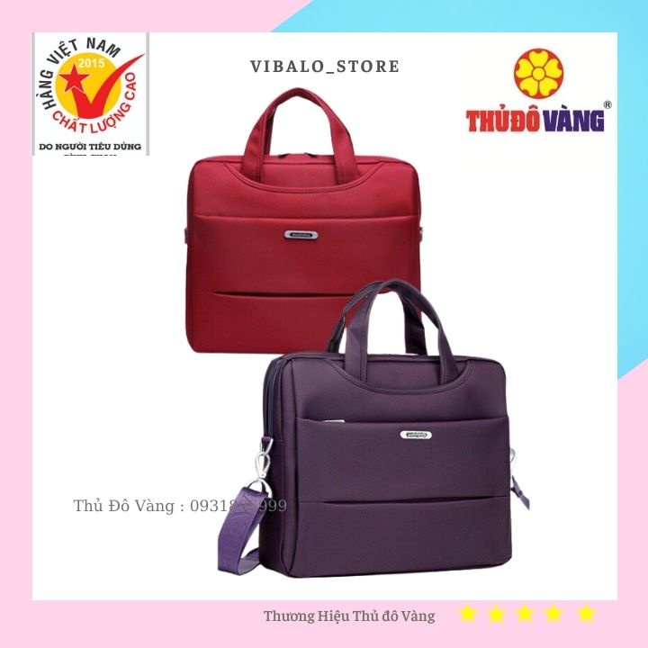 Cặp đựng laptop công sở túi giáo viên tài liệu Văn Phòng Hàng cao cấp C142 SIZE Trung Thủ Đô Vàng