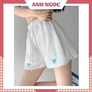 Quần đùi nữ cạp chun ống rộng, quần short nữ ống rộng lưng cao cạp chun.