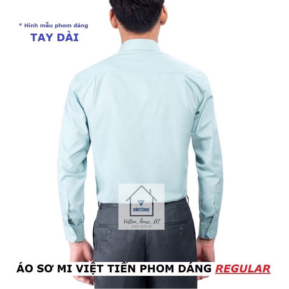 [HÀNG CHÍNH HÃNG] ÁO SƠ MI VIỆT TIẾN TAY DÀI MÀU TRƠN [1] | BigBuy360 - bigbuy360.vn