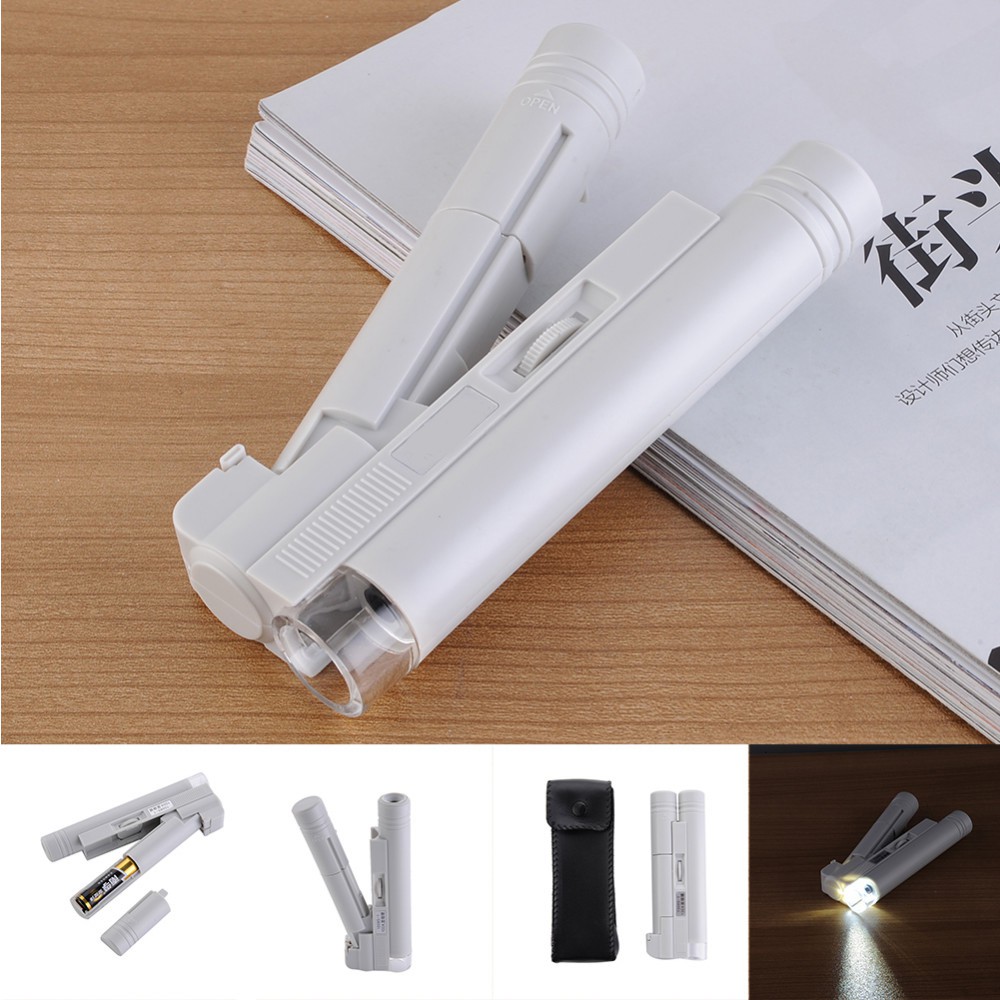 [ GIÁ HỦY DIỆT ] Kính lúp mini 40x có thước đo