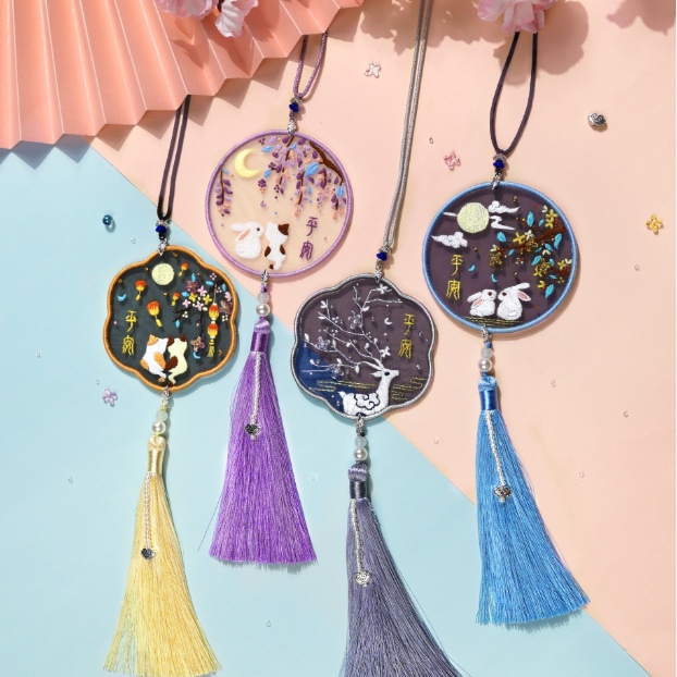 Beautiful animal style / Chinese pendant / non-finished material kit